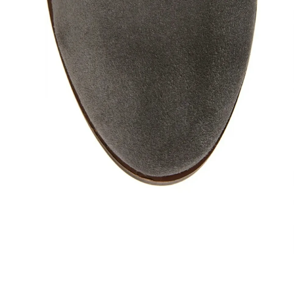 Vince Camuto Gray Suede Wide Calf OTK Boots